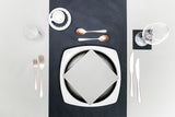 50 Aroba Airlaid Servietten Textiloptik 19 FARBEN 40X40 cm 1/4 Falz Hochwertige Textiloptik Hochzeitsservietten für Jubiläen Hotel Gastronomie Feiertage Weihnachten Hochzeit Rosa