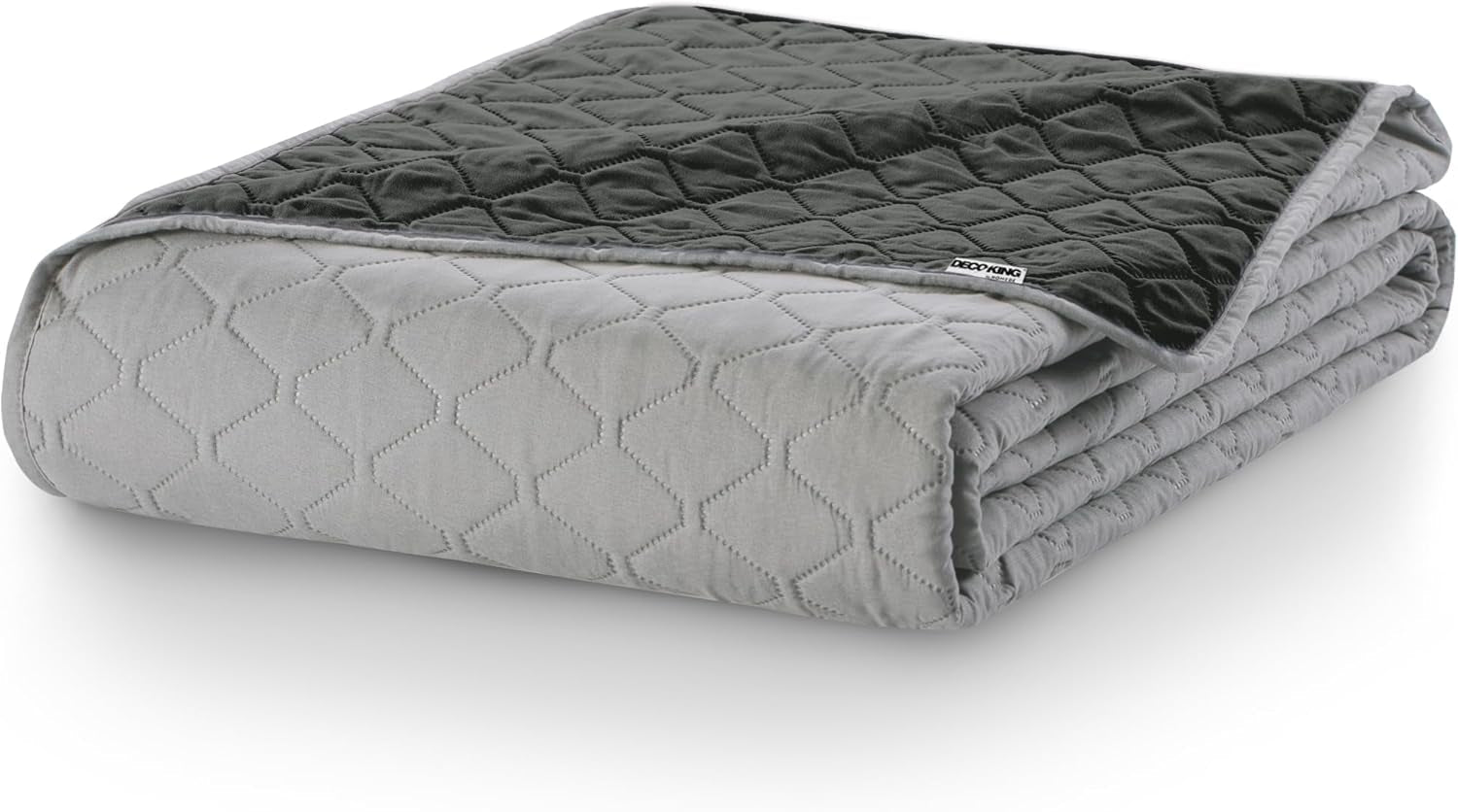 Decoking Tagesdecke 200 x 220 cm Graphit Anthrazit Silbergrau Zweiseitige Tagesdecke pflegeleicht Axel Beds and Blankets Besuchen Sie den DecoKing-Store