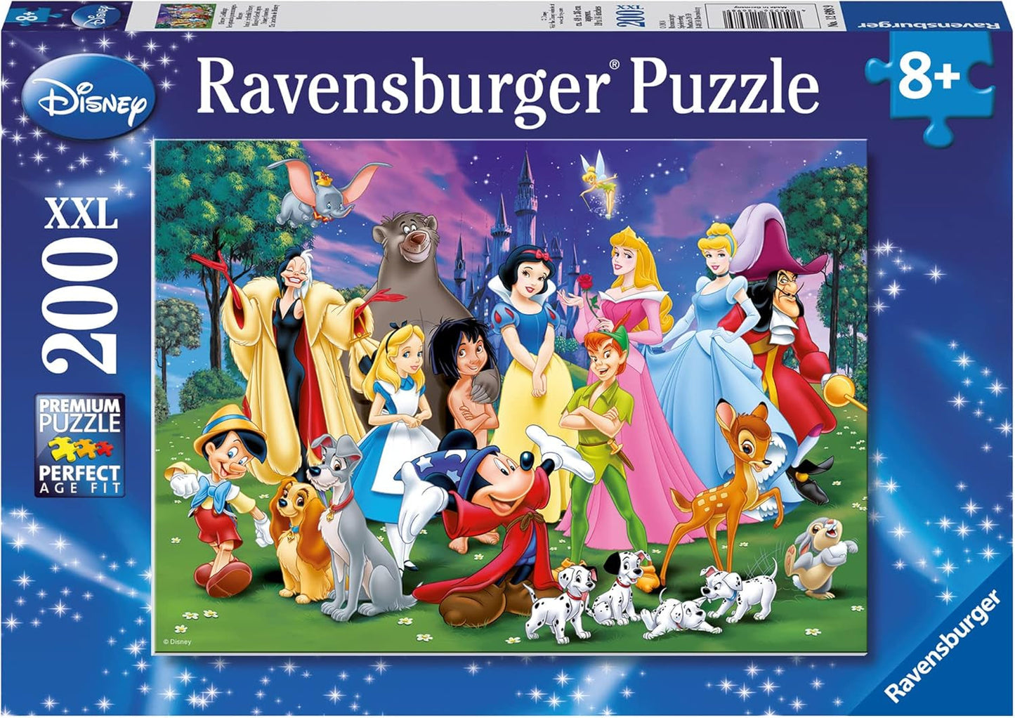 Ravensburger Puzzle für Kinder – 12698 Disney-Favoriten – Disney-Puzzle für Kinder ab 8 Jahren, mit 200 Teilen im XXL-Format. Puzzle Naty Shop Standardtitel