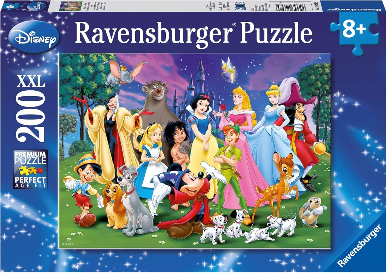 Ravensburger Puzzle für Kinder – 12698 Disney-Favoriten – Disney-Puzzle für Kinder ab 8 Jahren, mit 200 Teilen im XXL-Format. Puzzle Naty Shop Standardtitel