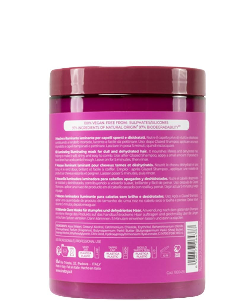 Shecare Glazed Brightening Mask für stumpfes und dehydriertes Haar Naty Shop Haarmaske