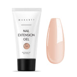 Makartt Poly Nail Extension Gel - 50 ML Extension Builder Acryl Poly Nägel Aufbaugel Extender Gel Für Gelnägel Für Nagelverlängerung, Nagelstärkung, Nail Art Dekoration (Transparent)