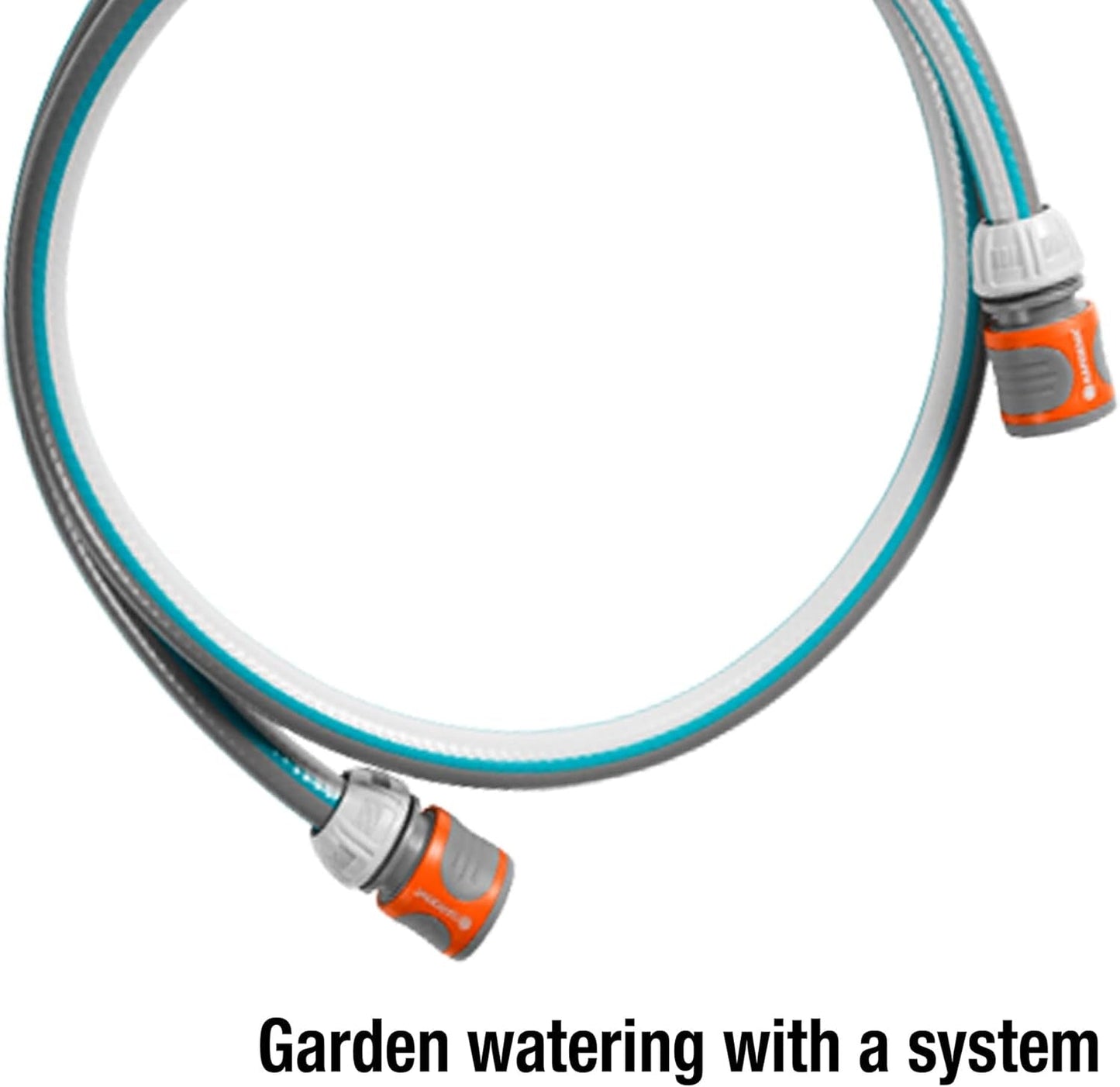 Anschlussset Gardena Classic 13 mm (1/2 Zoll), 1,5 m: Schlauchadapter zum Anschluss von Schlauchtrommel, Schlauch mit Systemkomponenten, 22 bar (18011-20)