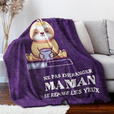 Niyewsor Geburtstagsgeschenk, für Mama, Fleecedecke, Geschenk für Mama, Muttertags- und Weihnachtsgeschenkidee für Mama. Niyewsor Betten und Decken