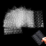 360 Stück transparente selbstklebende Nagelstreifen, Nagelkleber, doppelseitige selbstklebende Streifen, transparent, DIY-Maniküre-Dekoration