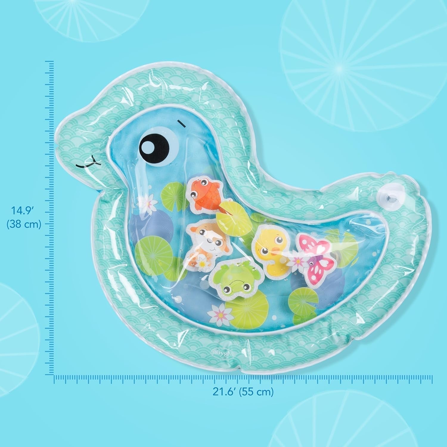 Playgro Wassermatte Baby, aufblasbare Wasserspielmatte Babyspielzeug Sinnesspielzeug für 3 6 9 Monate Spielzeug Bebe Naty Shop