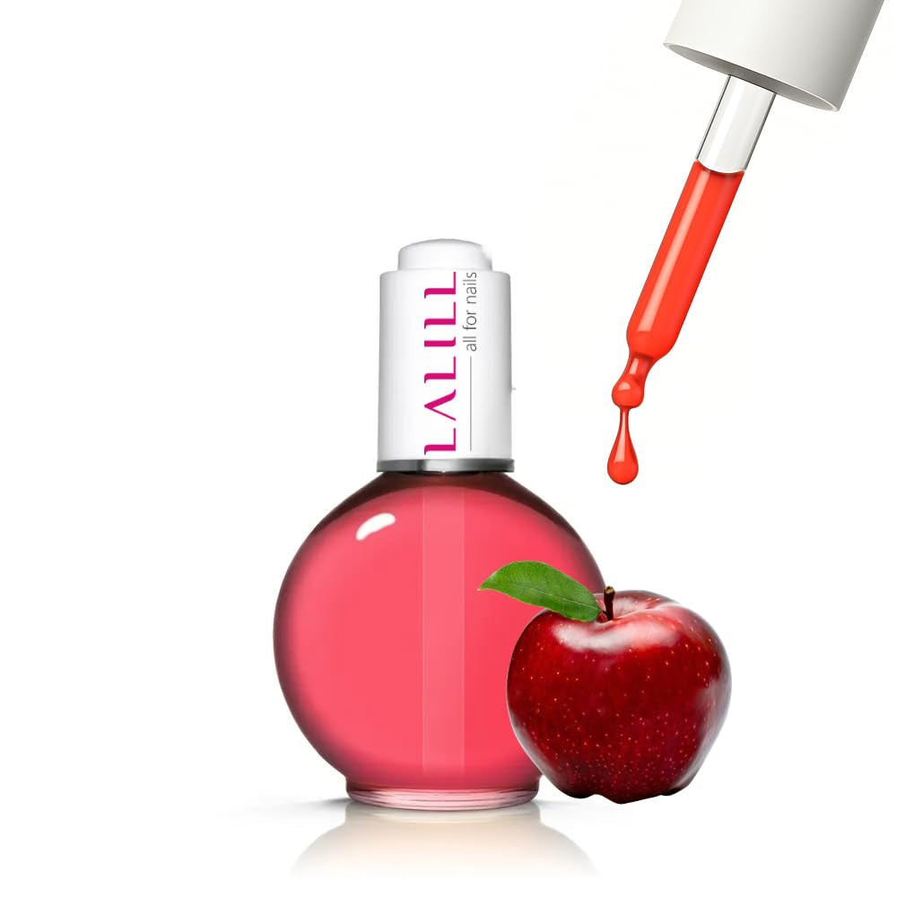 LALILL Nail Cuticle Oil 75Ml – Himbeere Nagelpflegeöl – Nagelöl Pflege Für Nägel Nagelhaut – SPA Maniküre Naildesign Hände – Vegan – Mit Pipette