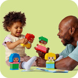 LEGO DUPLO Big Feelings, Bau-Stapelspiel mit 23 bunten Steinen und 4 Figuren, Motorikspielzeug zur Förderung der sozialen und emotionalen Entwicklung kleiner Kinder ab 18 Monaten 10415 Bausets Beuche den LEGO-Store