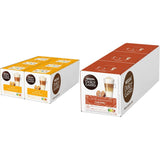 Latte Macchiato | 96 Kaffeekapseln & Latte Macchiato Karamell | 48 Kaffeekapseln | Arabica-Robusta-Mischung | Feines Karamellaroma und leckerer Milchschaum