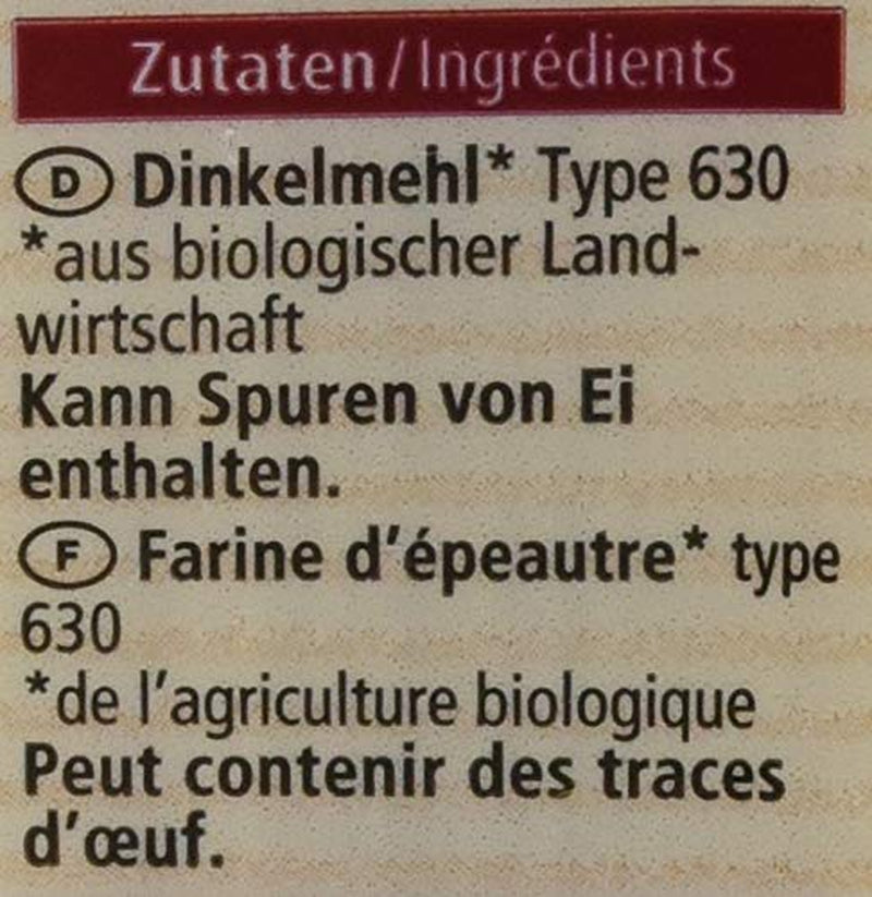 Bio-Dinkelspaghetti, 500g