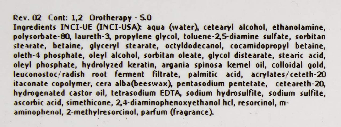 Fanola Oro Therapy Color Keratin 5.0 100 ml Haarfärbemittel Naty Shop