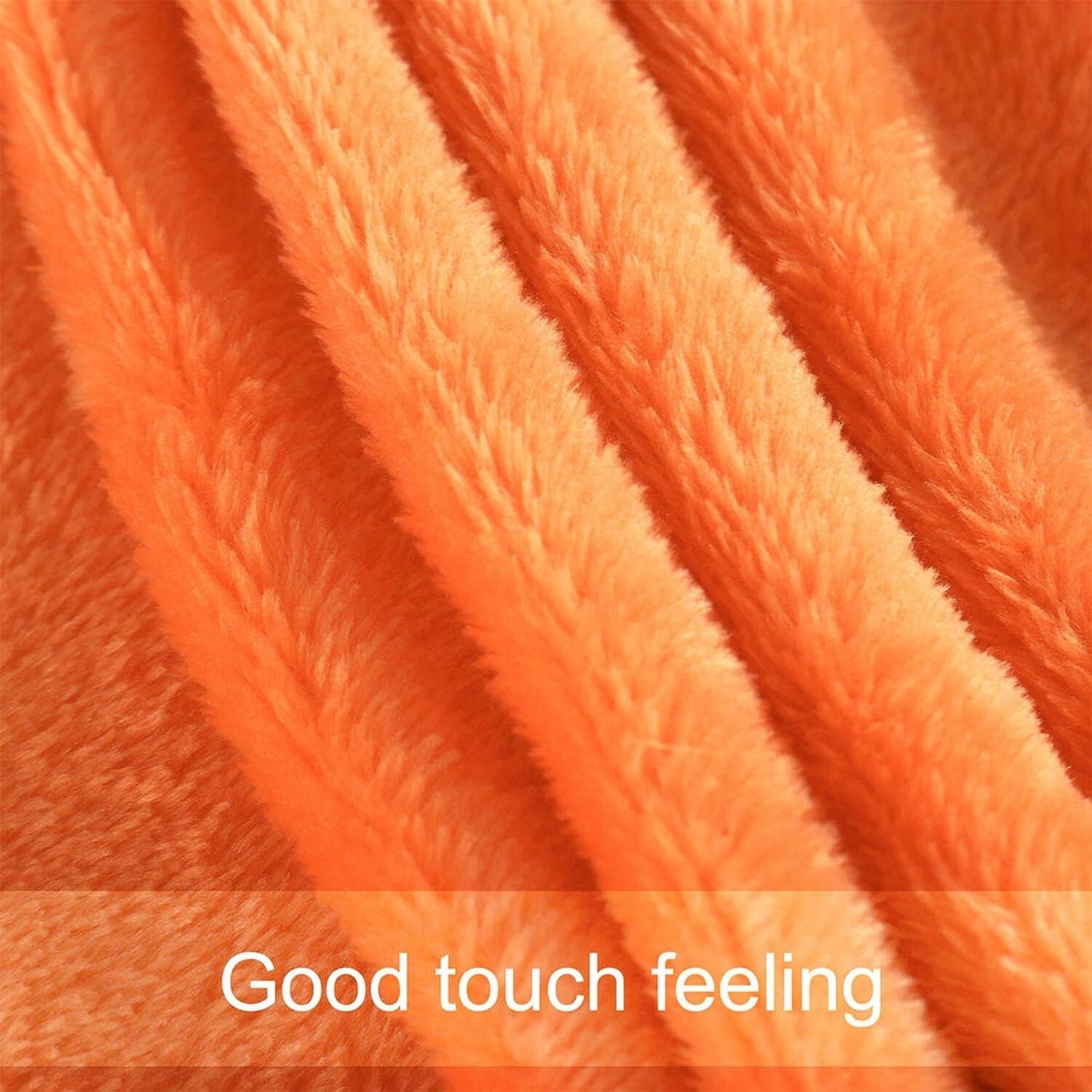 Sourcing Map Gemütliche Decke Decke Tagesdecke Weiche & warme Fleecedecke als Sofadecke Sofadecke Wohnzimmer- und Kuscheldecke Weiche Plüschwolldecke Orange 150X200Cm Betten und Decken Besuchen Sie den uxcell-Store