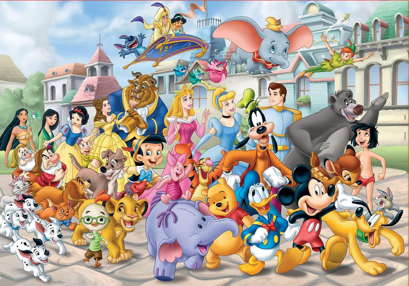 Educa - Puzzle 200 Teile | Disney Parade, Puzzle 200 Teile für Kinder ab 6 Jahren, Disney World (13289) Puzzle Naty Shop