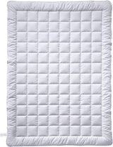 Billerbeck Simone Superlight Steppdecke – Seidendecke – 135 x 200 cm – Sommerdecke, kühlende Steppdecke, leichte Sommerdecke – 100 % Baumwolle, weiß Steppdecken und Steppdecken Naty Shop 135 x 200 cm