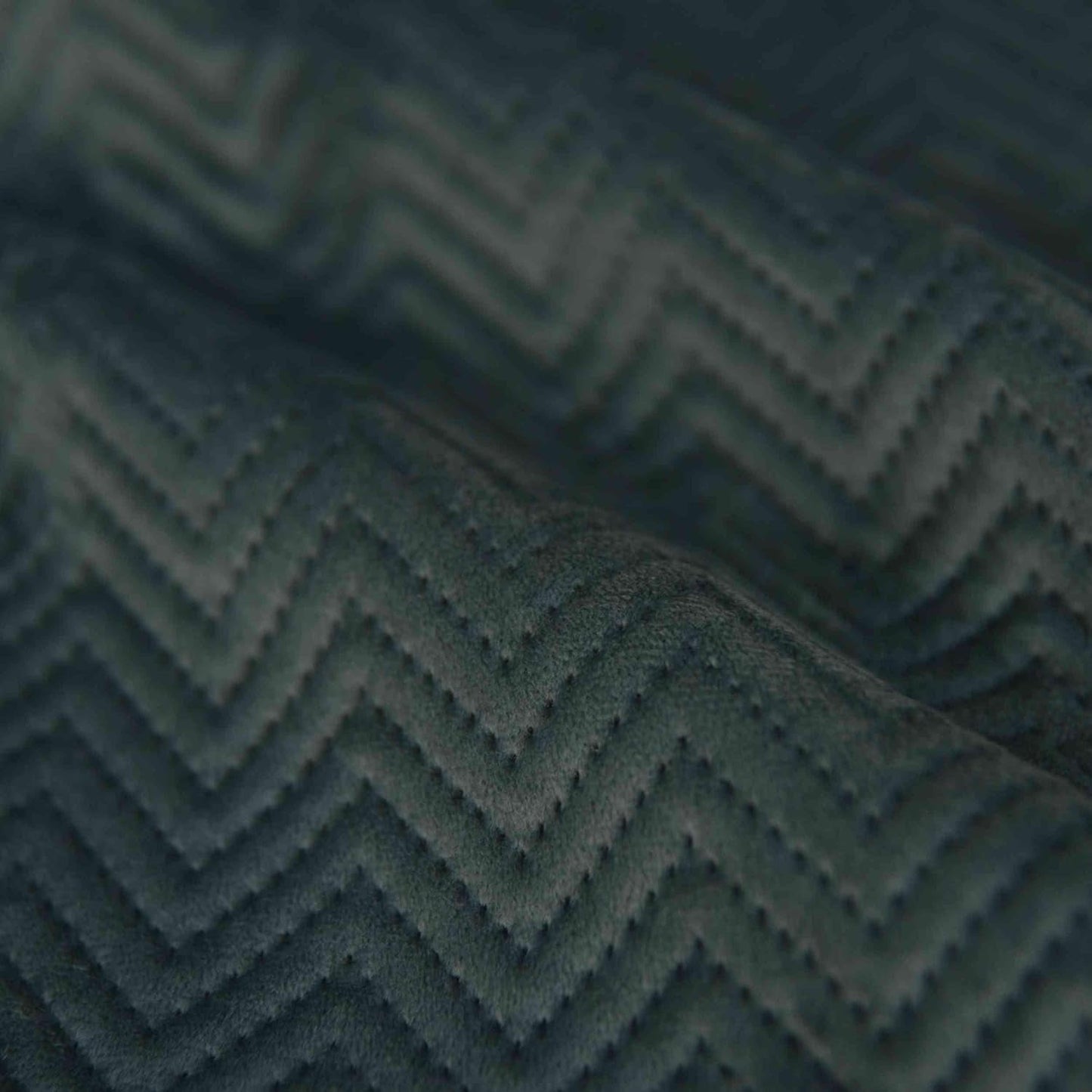 Vorhang-Kastenkissen, dekoratives Kissen, LxB 45 x 45 cm, grüner Jacquard „Greta“ mit Fischgrätenmuster, pflegeleicht, Reißverschluss, weiche Füllung, 320 g, verschiedene Farben, 2023510, Reisekissen, Naty Shop
