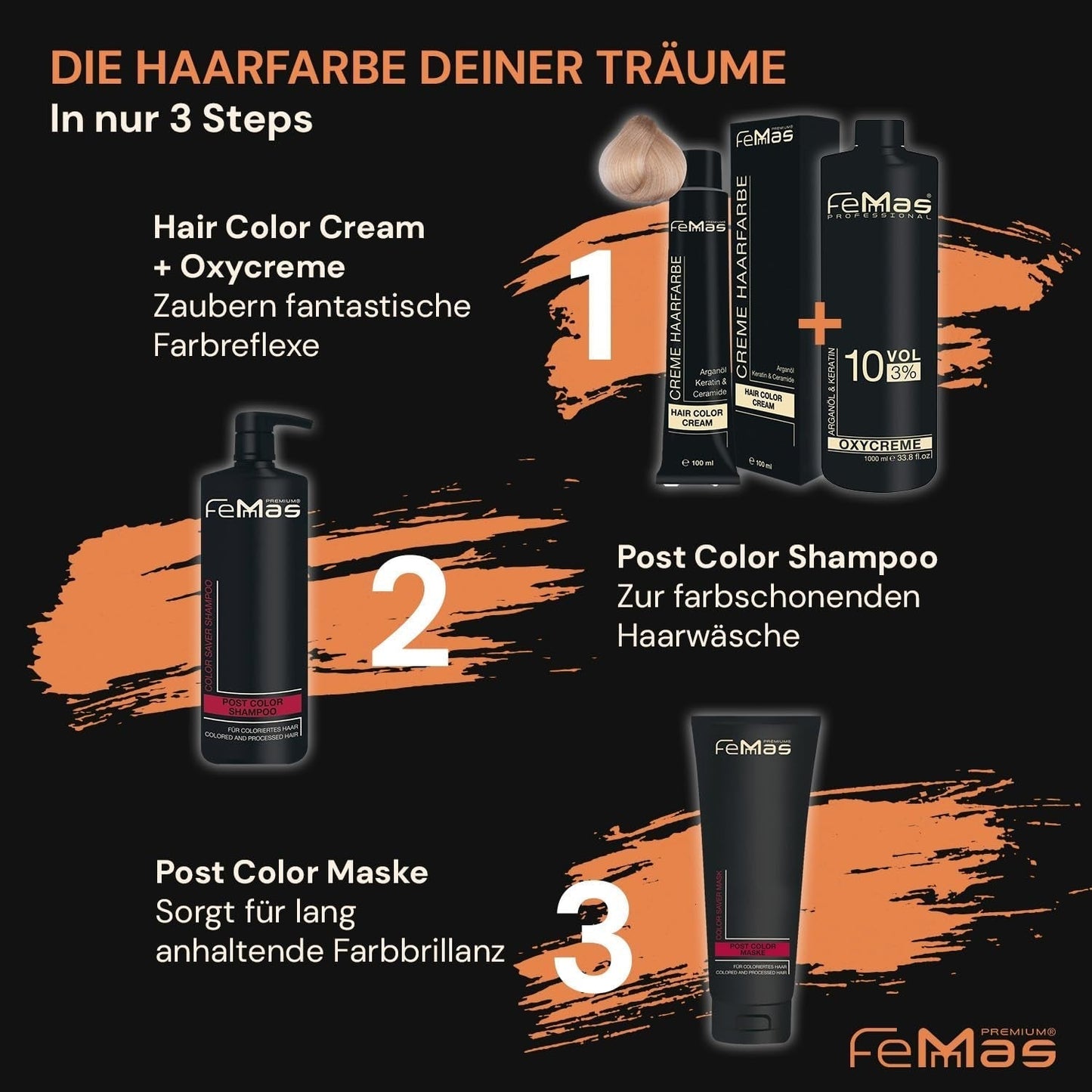FemMas Oxycreme in 6% 1000 ml I Oxidationsmittel zum Haarfärben und Färben I Einfache Anwendung und optimale Fixierung I Entwickler für gleichmäßige Ergebnisse in Salonqualität I Entwickler zum Haarfärben Haarfärbemittel Naty Shop