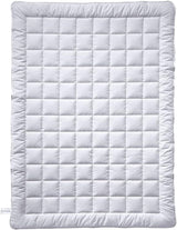 Billerbeck Jasmin Superlight Steppdecke – Sommerdecke – 155 x 220 cm – Baumwolldecke, kühlende Steppdecke – 90 % Viskose (Bambus), 10 % Polyester (Airsoft), weiß Steppdecken und Steppdecken Naty Shop Standardtitel
