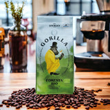 Gorilla Foresta Kaffee, Doppelpack, 2 x 1 kg, geröstete Bohnen | Arabica-Mischung, ganze Bohnen | Vollautomatische Siebträger-Espressomaschine | Espressokaffee