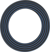 Fiskars L Wasserschlauch, UV-Schutz, druckgeprüft, Torsionssteifigkeit Level 4 (von 5), 30 m, Ø 1,3 cm (1/2"), 4,2 kg, Schwarz/Orange/Blau, 1027105