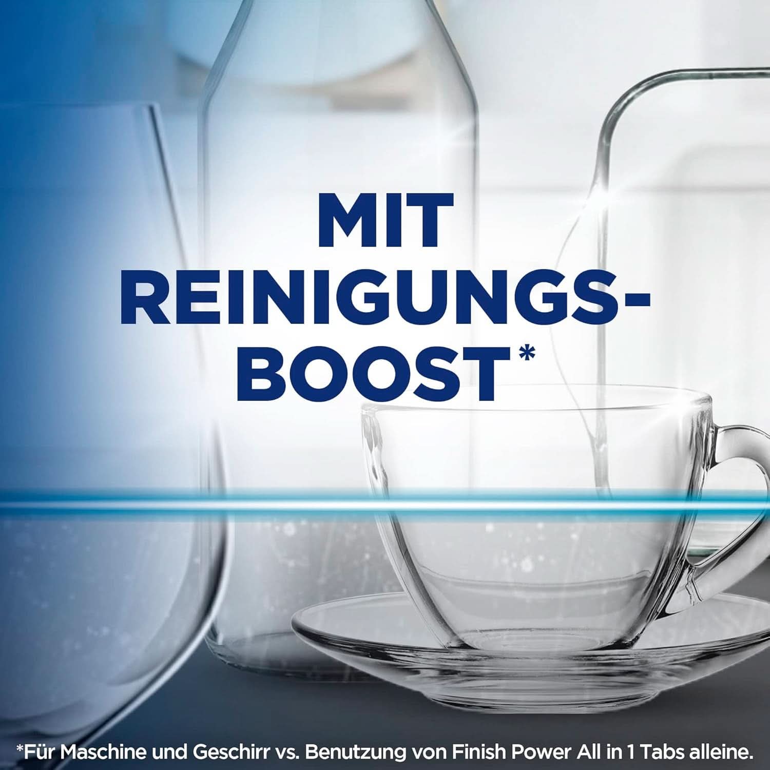 Finish Machine Cleaner Tabs – Spülmaschinentabs gegen Schmutz und Fett in der Spülmaschine, 3 Tabletten Naty Shop