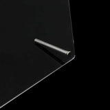 Acrylglas-Nagel-Display-Panel mit Display-Streifen und Nano-Kleber, Nagelspitzen-Display, transparente Nail-Art-Farbkarte, Nail-Art-Display, Nagelübungs-Display (transparent)