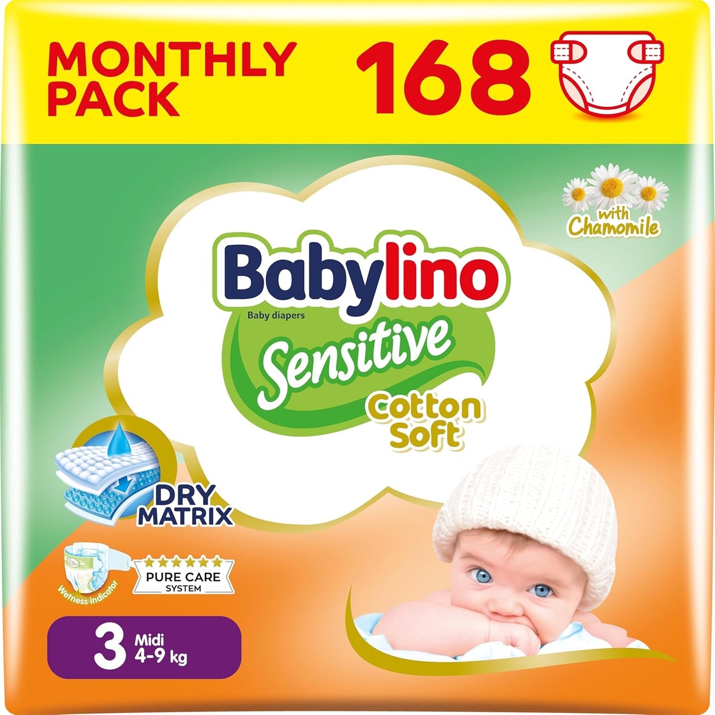 Babywindeln Sensitive Größe 4, Maxi (8-13 kg), 20 Stück
