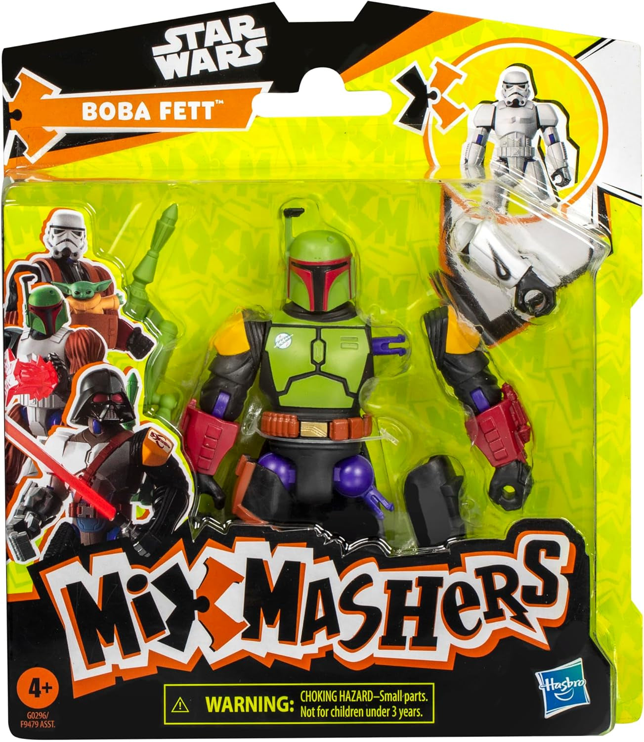Star Wars Mixmashers Boba Fett Anpassbare Mix-and-Match-Actionfiguren und Zubehör Actionfiguren Naty Shop