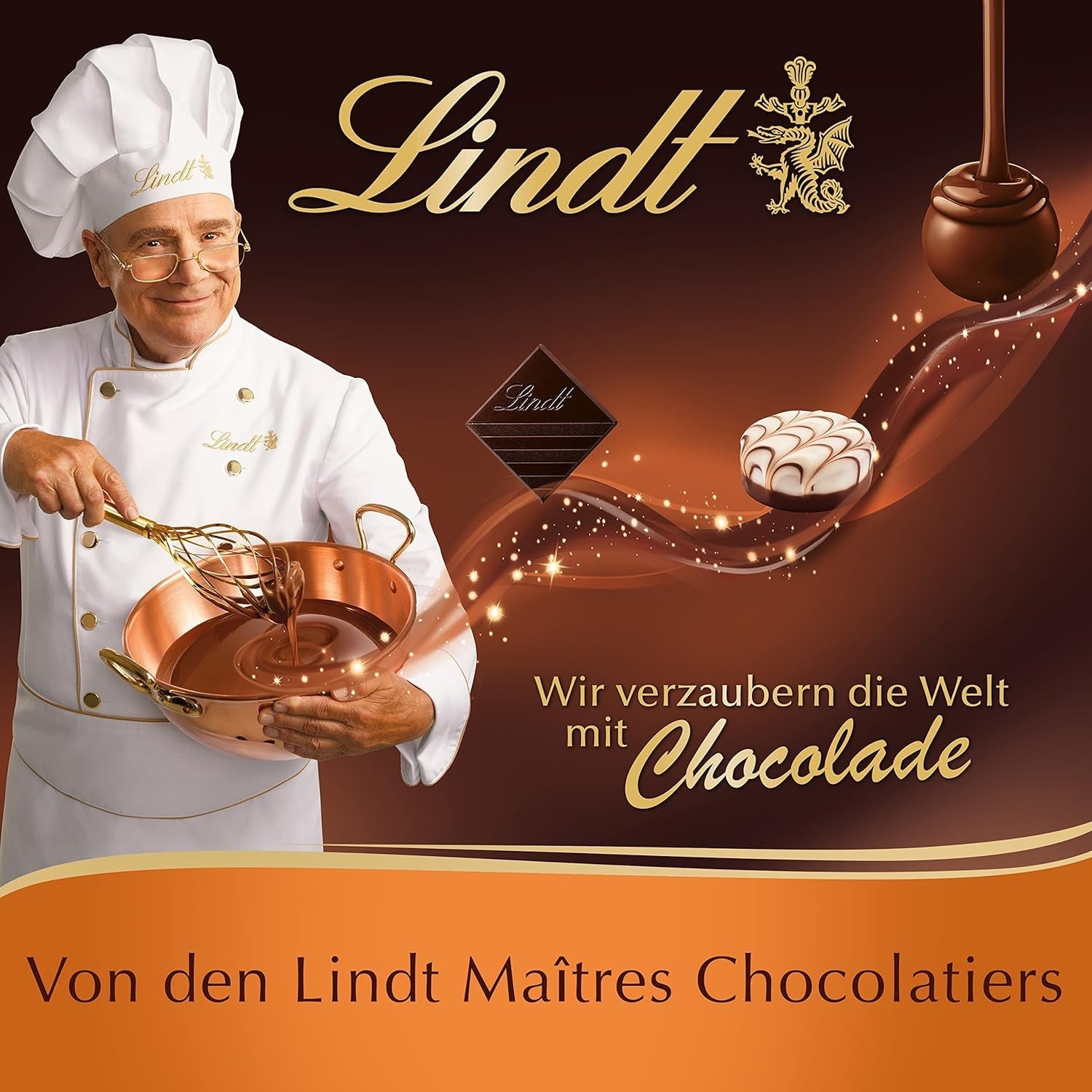 Lindt & Sprüngli Feines Backen Kuchenmischung, Backmischung, 8 Portionen, Laktosefrei, 400 G Mischung zum Backen und Kochen Naty Shop