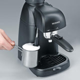 SEVERIN KA 5978 Espressomaschine (inkl. Servierschüssel und Messlöffel, bis zu 4 Tassen) schwarz, Standard