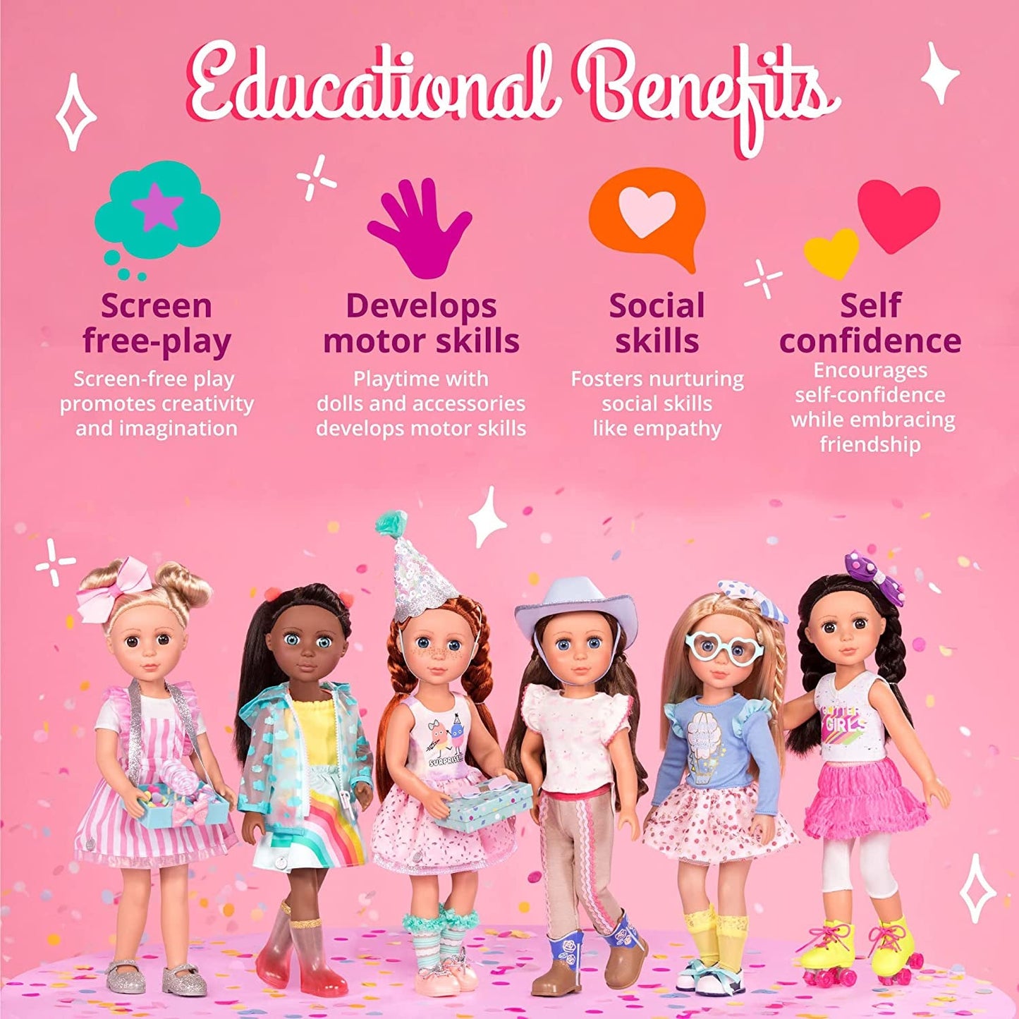 Glitter Girls – Sunnie Dolls – bewegliche Sunnie-Puppe, 36 cm – blondes Haar und grüne Augen – Spielzeug für Kinder ab 3 Jahren