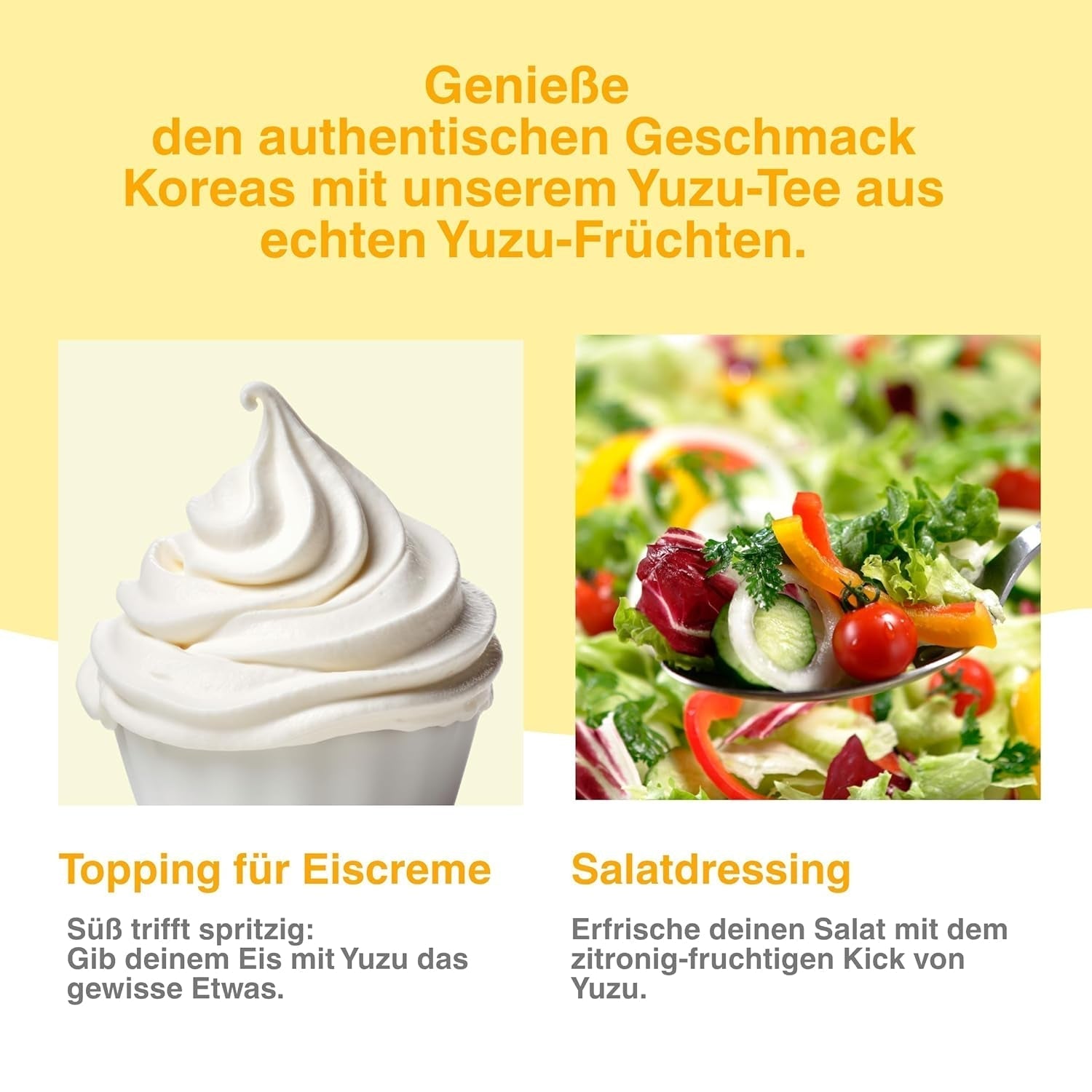 Easycookasia Koreanisches Getränk – Yuzu-Tee | Fruchtig, süß und zitrisch | Mit Vitamin C | Für Tee, Limonade, Cocktails und Desserts | Entdecken Sie die asiatische Teekultur (500g)