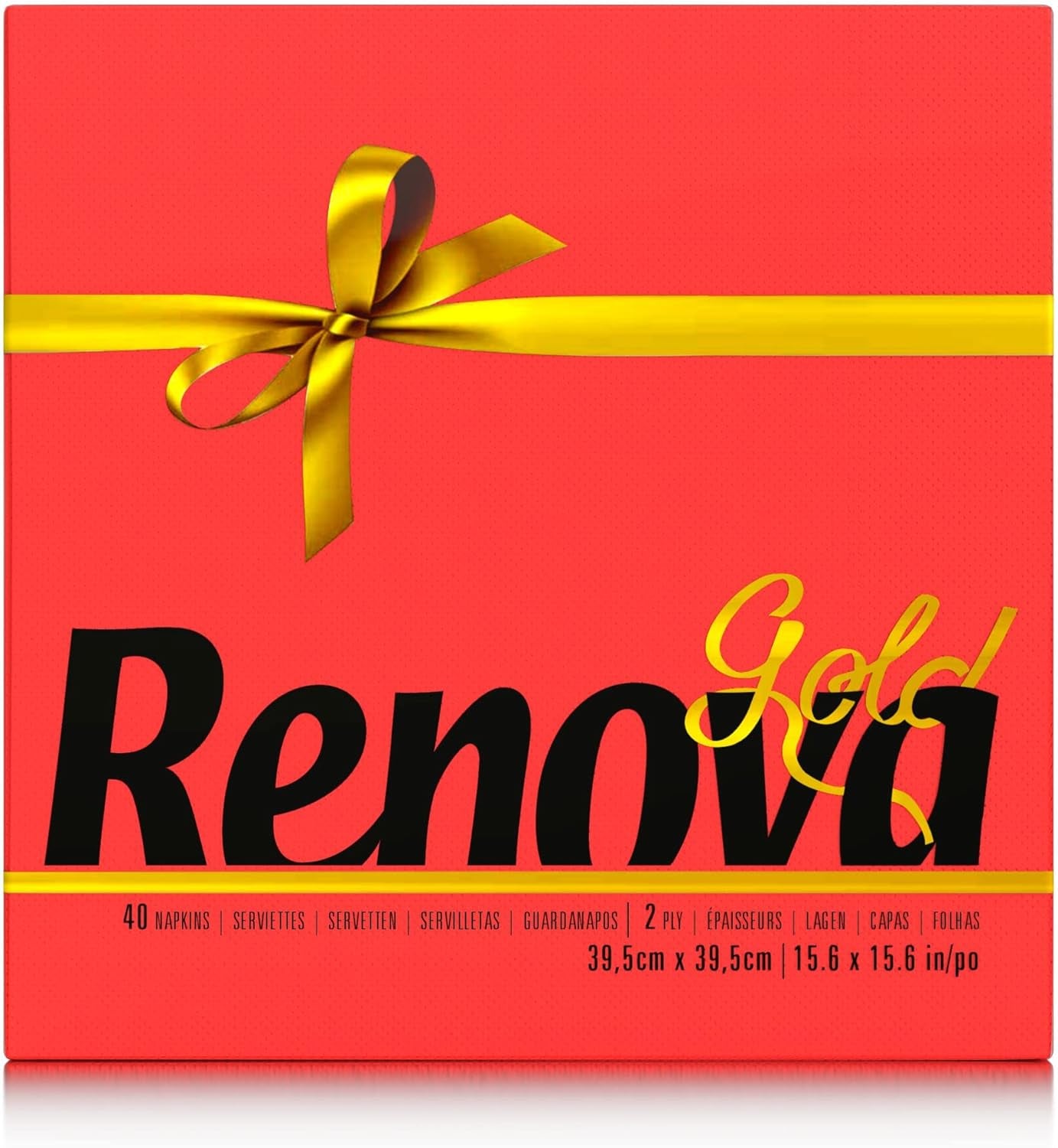 Renova Red Gold Papierservietten – 40 Servietten