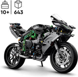 LEGO Technic Kawasaki Ninja H2R Motorrad, Geburtstagsgeschenk für Kinder und Erwachsene, Dekoration, Spielzeug, Modell für Jungen und Mädchen ab 10 Jahren 42170 Bausets Besuchen Sie den LEGO-Store