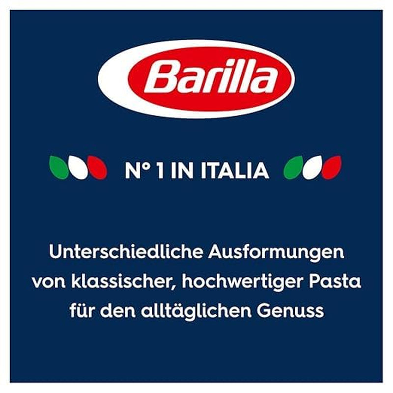 Barilla Pasta Classic Fusilli Nr. 98 aus hochwertigem Hartweizen, immer al dente, Chili, Spaghetti, Fusilli, Penne, italienisch, 500g