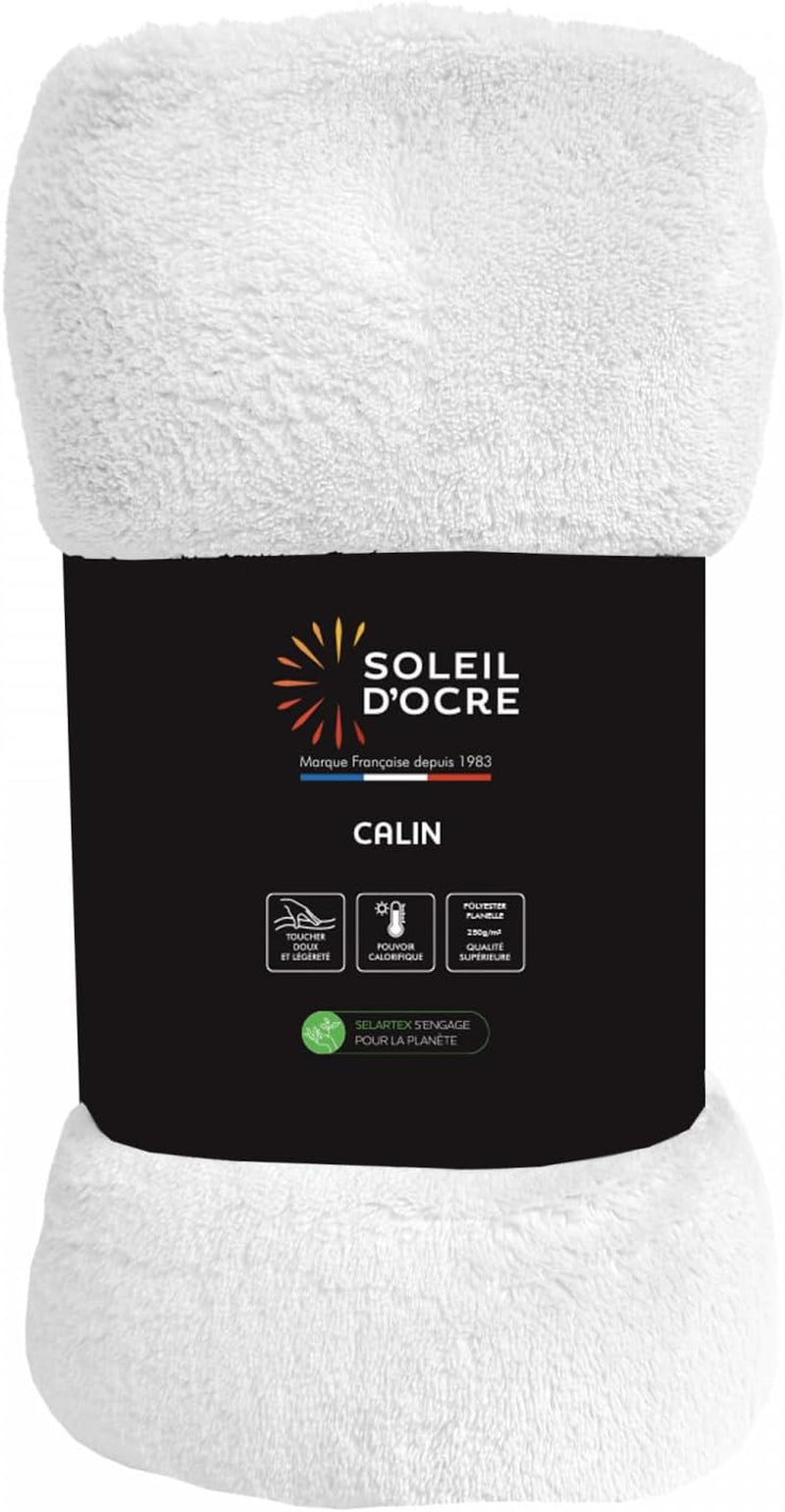 Soleil D'Ocre, Flanelldecke, 220 x 240 cm, Calin, braun Bettdecken und Steppdecken Naty Shop Weiß 220 x 240 cm