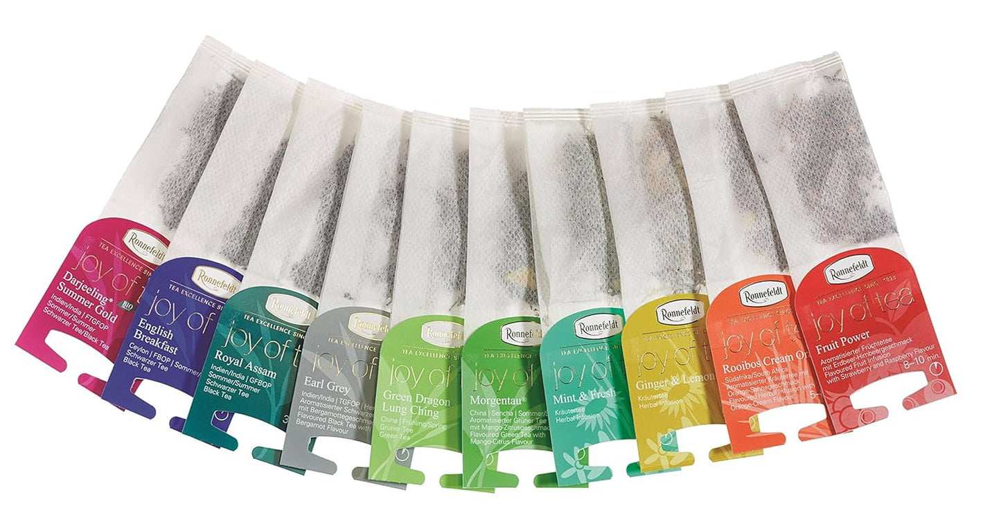 Fruit Power „Joy of Tea“ – Früchtetee mit Erdbeer- und Himbeergeschmack, 15 Teebeutel, 54 g