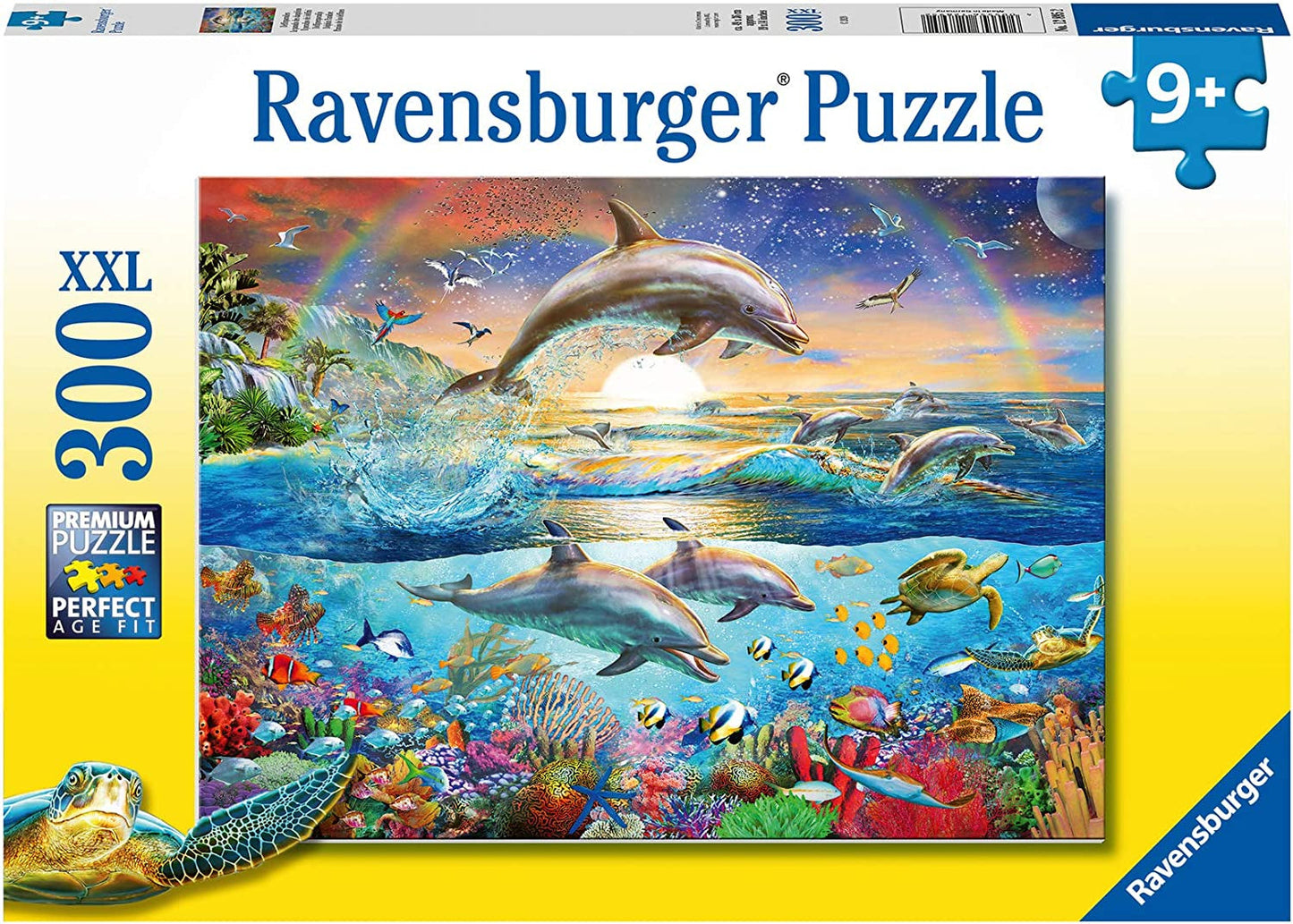 Ravensburger Puzzle für Kinder – 12895 Delphinparadies – Puzzle für Kinder ab 9 Jahren, mit 300 Teilen im XXL-Format Puzzle Naty Shop