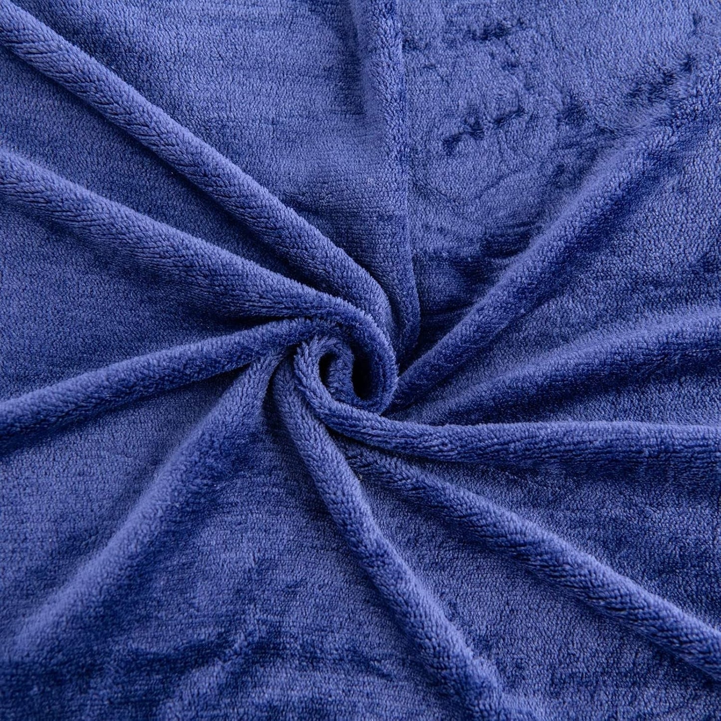 Kono Sherpa-Fleece-Überwurfdecke, 150 x 200 cm, weich, gemütlich, flauschig, wendbar, Mikrofaser, feste Decken für Bett, Couch, Couch (Marineblau, Doppelbett/Doppelbett). Betten und Decken. Besuchen Sie den KONO-Store