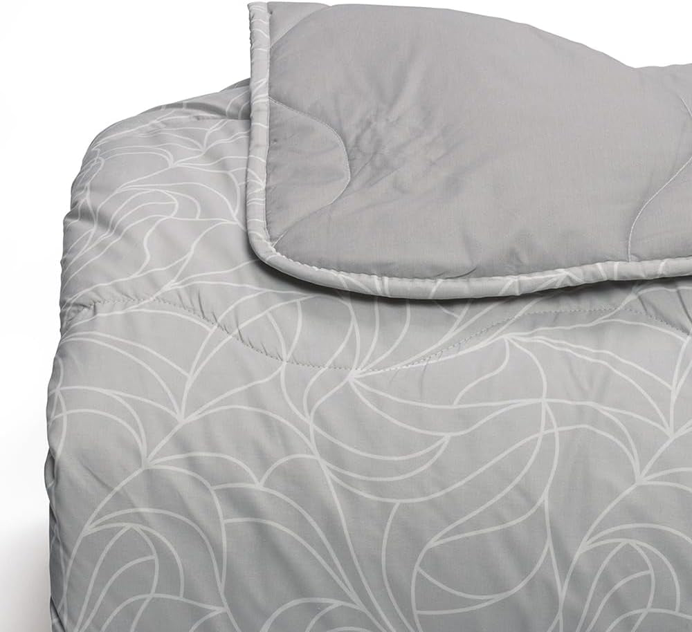 Foppapedretti Notte & Natura Pearl Wave Bettbezug für Doppelbett, Bezug aus 100 % Baumwolle, hergestellt in Italien. Bettdecken und Steppdecken Naty Shop