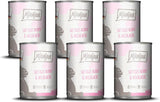 MjAMjAM – Premium-Nassfutter für Katzen – saftiges Huhn und Wildlachs, 6er-Pack (6 x 400 g), getreidefrei mit extra Fleisch