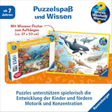 Ravensburger Kinderpuzzle 13411 - Meeresbewohner am Korallenriff - Warum? Warum? Warum? Puzzle 150 Teile XXL + Wissensposter, für Kinder ab 7 Jahren Puzzle Naty Shop