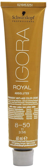 Igora Royal Absolute Age Blend Haarfarbe, 7-560 Mittelgoldenes Schokoladenblond, 60 ml Naty Shop Haarfarbe 8-50 Natürliches Hellgoldblond 60 ml (1 Packung)