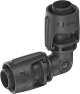 Gardena Micro-Drip Bewässerungssystem L-Stück 13mm (1/2"): Rohrverbinder zum Umkehren von 13mm Versorgungsrohren, werkzeuglose Montage, wiederverwendbar (13202-20)