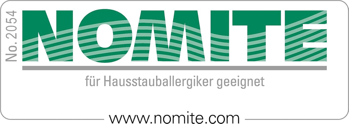 Irisette Nora Daunendecke Leichte Sommerdecke mit 100 % Baumwollbezug, 100 % Daunenfüllung der Klasse I, 135 x 200 cm, Öko-Tex-zertifiziert, hergestellt nach dem deutschen Qualitätsstandard Steppdecken und Bettdecken Naty Shop