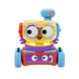 Fisher-Price 4-in-1 Lernroboter Linus für Babys und Kleinkinder, Spielzeug ab 6 Monaten – Deutschsprachig, HCK39 Babyspielzeug Naty Shop Deutsch