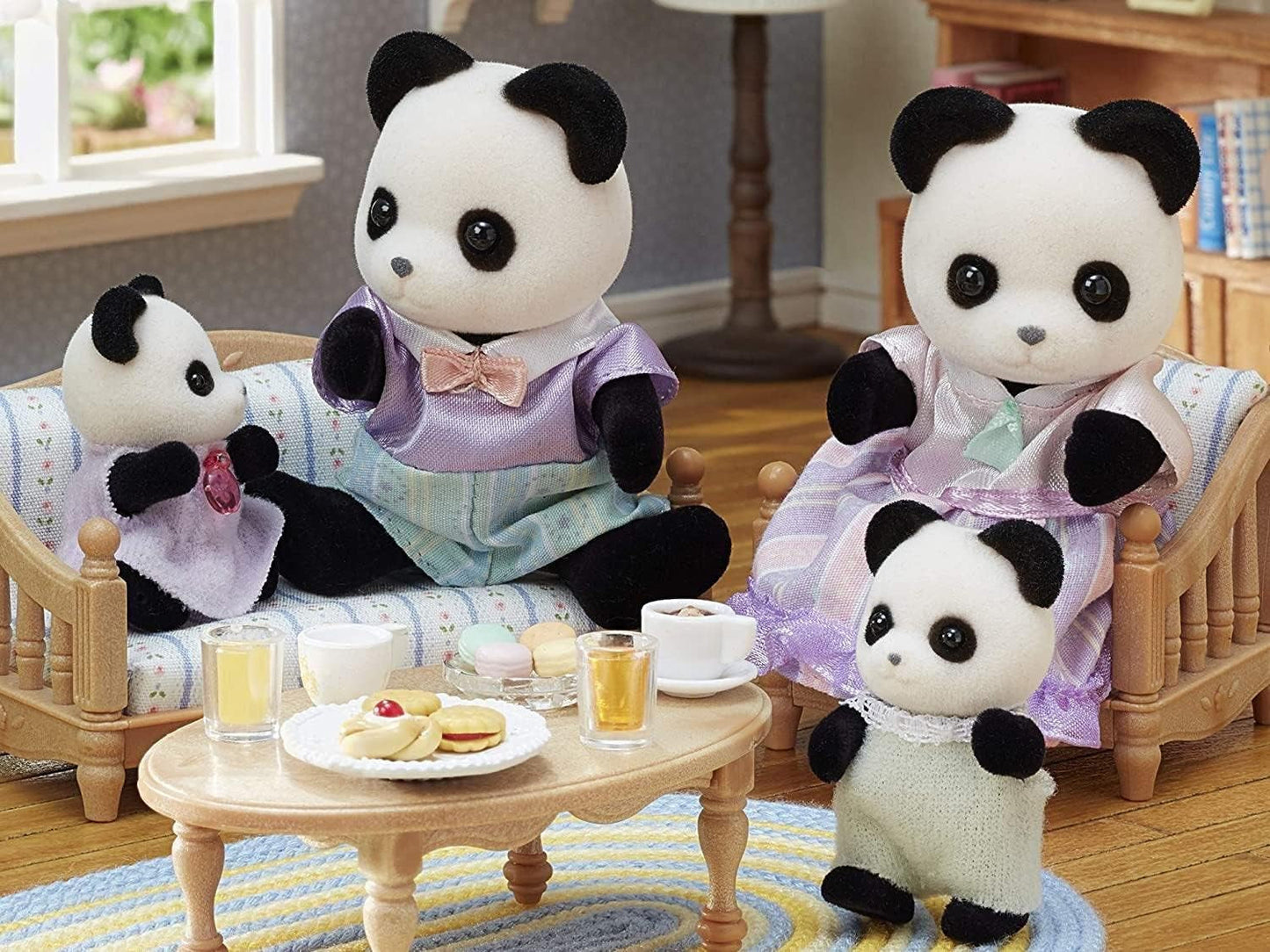 Sylvanian Families L5529 Panda-Familie – Puppenhausfiguren
