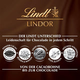 Lindt LINDOR Schokoladen-Käsekuchenbällchen | 137g Beutel | Milchschokolade mit zartschmelzender Käsekuchenfüllung | Geschenk aus Schokolade | Geschenk aus Schokolade | LINDOR 75 Jahre (4er Pack)