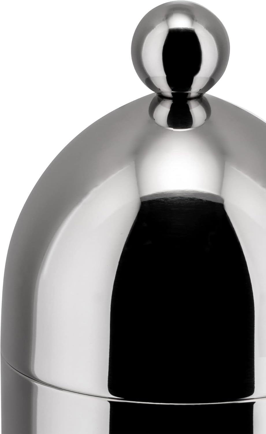 Alessi 90024 Teekanne mit Löffel, aus 18/10 Edelstahl, hochglanzpoliert