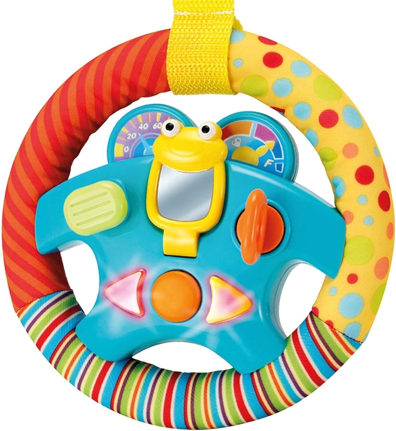 Babyfarbenes Babyspielzeug Wheel N Sounds Driver Babyspielzeug Naty Shop
