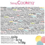 Scrapcooking – Set mit 9 pastellfarbenen Lebensmittelfarben – Blau, Gelb, Koralle, Rosa, Türkis, Limettengrün, Weiß, Aquagrün, Puderrosa – Essbares Farbpulver für Kuchen, Muffins, Macarons – 4272